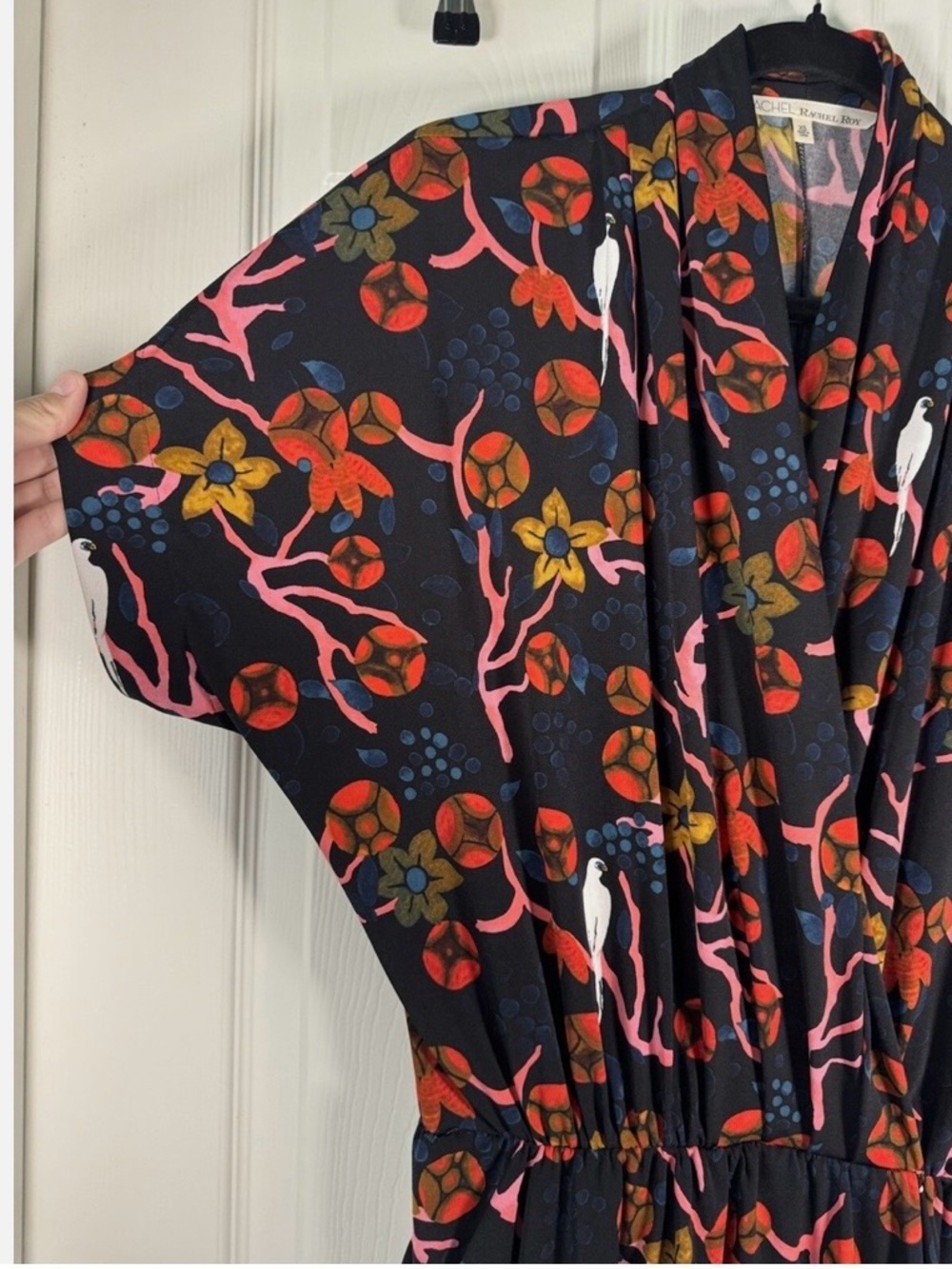 Rachel Roy Vibrant Birdy floral mini Dress